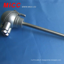 Capteur de thermocouple de type MICC k avec tête de protection